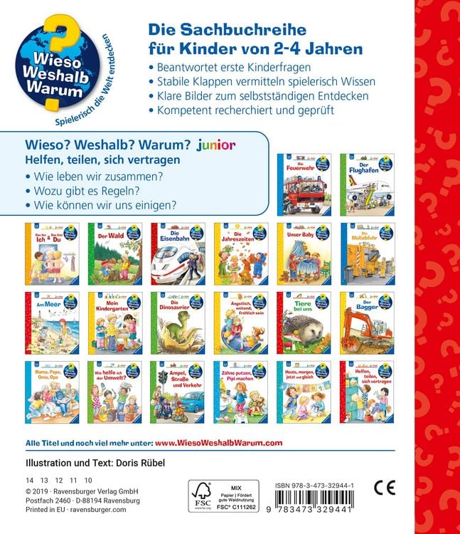 Produktbild: Wieso? Weshalb? Warum? junior, Band 66 - Helfen, teilen, sich vertragen