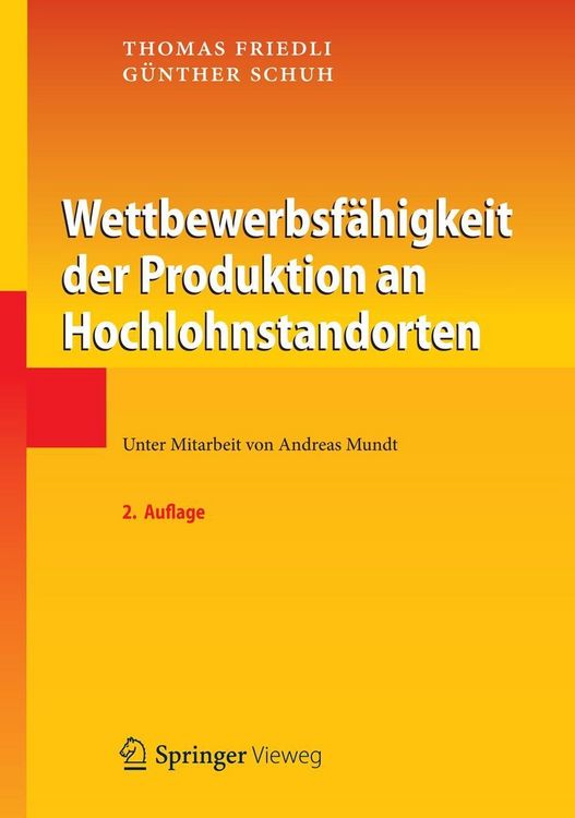 Produktbild: Wettbewerbsf&auml;higkeit der Produktion an Hochlohnstandorten