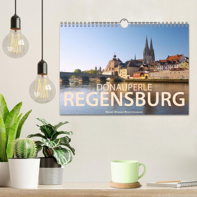Produktbild: Donauperle Regensburg (Wandkalender 2026 DIN A4 quer), CALVENDO Monatskalender