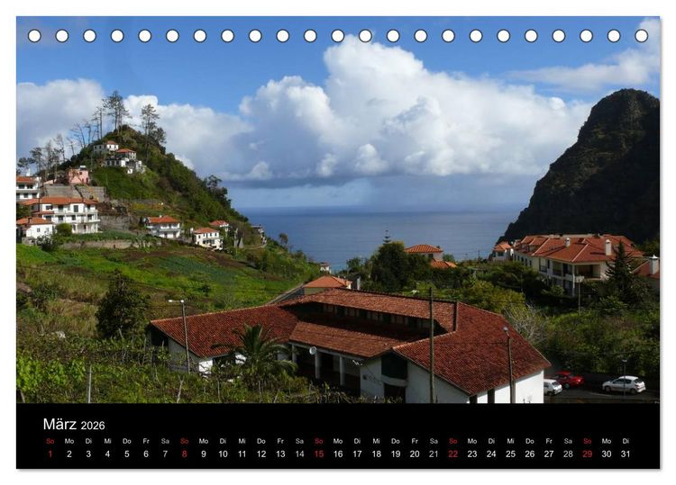 Produktbild: Madeira 2026 (Tischkalender 2026 DIN A5 quer), CALVENDO Monatskalender