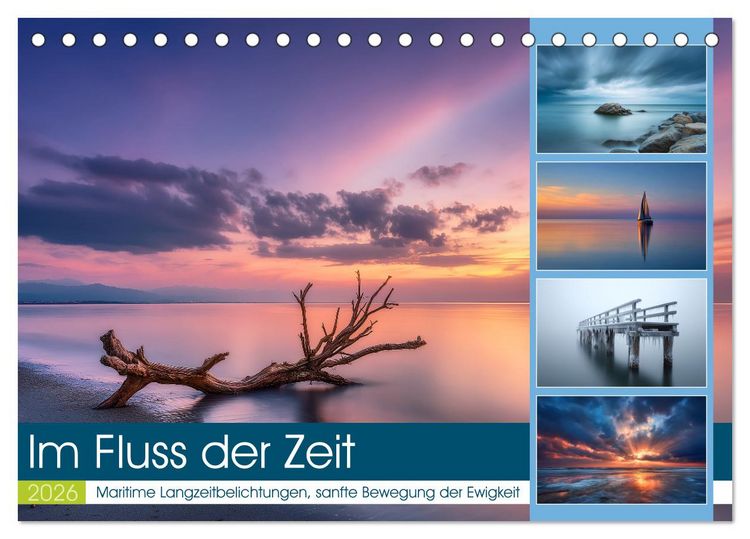 Produktbild: Im Fluss der Zeit (Tischkalender 2026 DIN A5 quer), CALVENDO Monatskalender