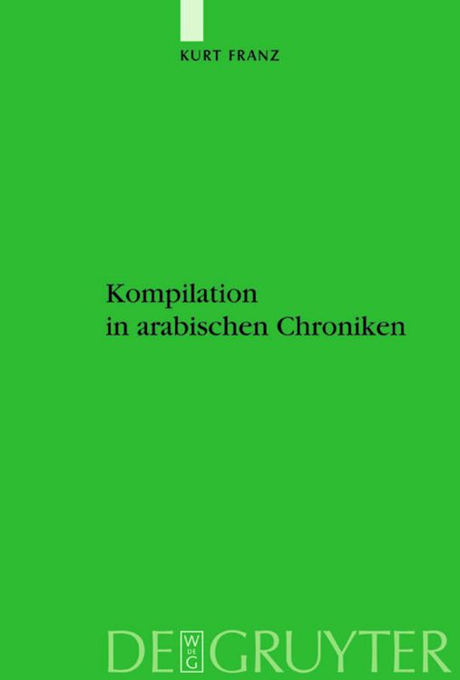 Produktbild: Kompilation in arabischen Chroniken