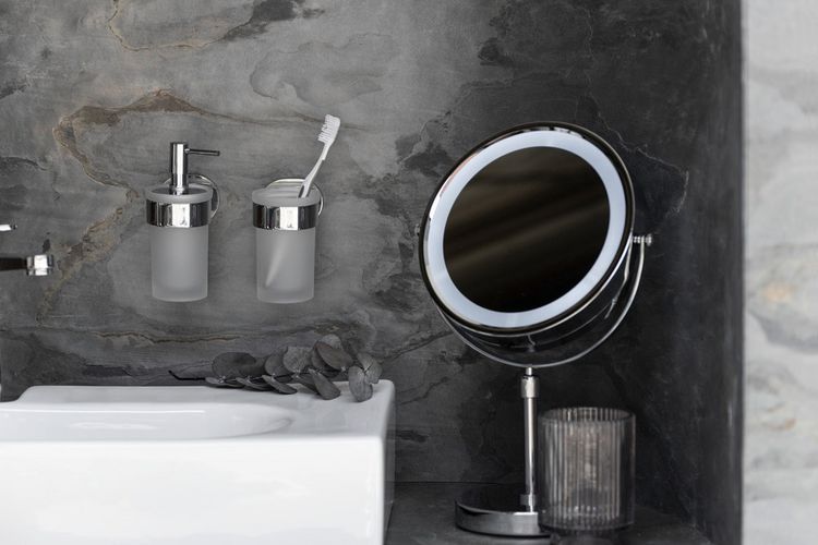 Produktbild: UV-Loc&reg; Seifenspender Mod. Maribor, Befestigen ohne Bohren mit innovativem Klebesystem