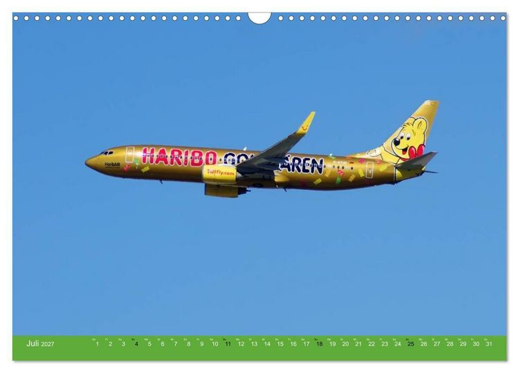 Produktbild: Die sch&ouml;nsten Flugzeug-Bemalungen (Wandkalender 2027 DIN A3 quer), CALVENDO Monatskalender