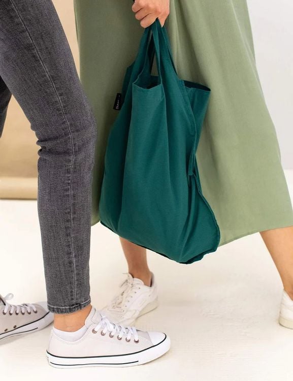 Produktbild: Notabag Original 2in1 Tasche & Rucksack - faltbare Einkaufstasche Backpack Bag - Forest Green