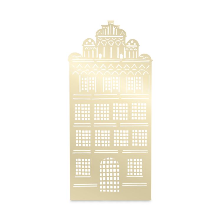 Produktbild: Teelichthalter "Barockdach", gold