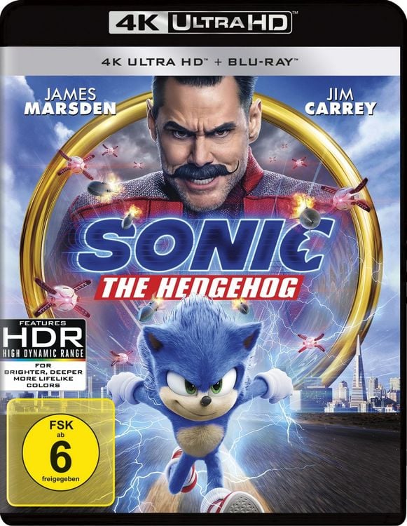 Produktbild: Sonic the Hedgehog (4K Ultra HD) (+ BR)