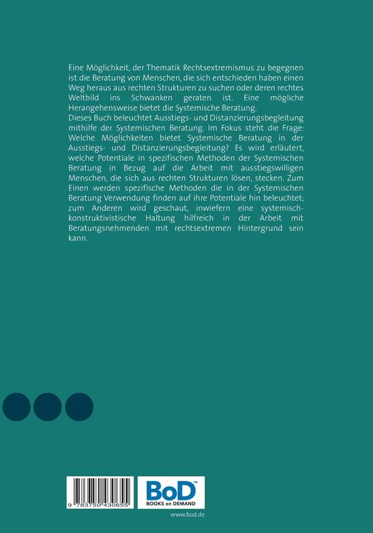 Produktbild: Systemische Beratung in der Ausstiegs- und Distanzierungsbegleitung