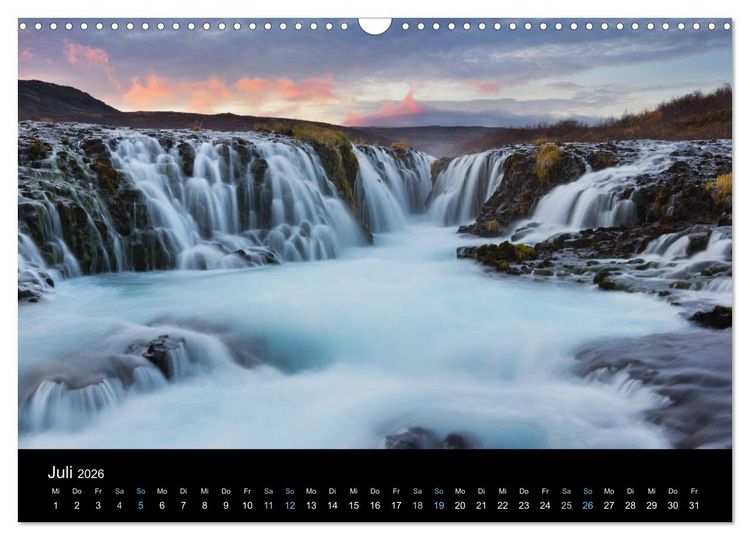 Produktbild: Traumziel Island 2026 (Wandkalender 2026 DIN A3 quer), CALVENDO Monatskalender