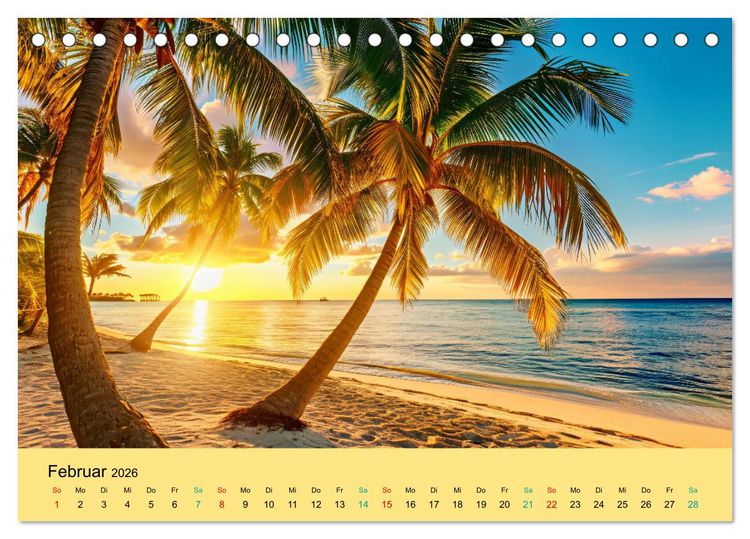Produktbild: Ausblick aufs Meer - traumhafte Momente (Tischkalender 2026 DIN A5 quer), CALVENDO Monatskalender