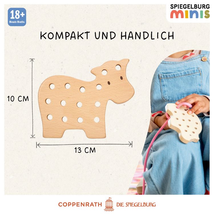 Produktbild: F&auml;delspiel Pferd Kuh Schwein Schaf / Spiegelburg minis