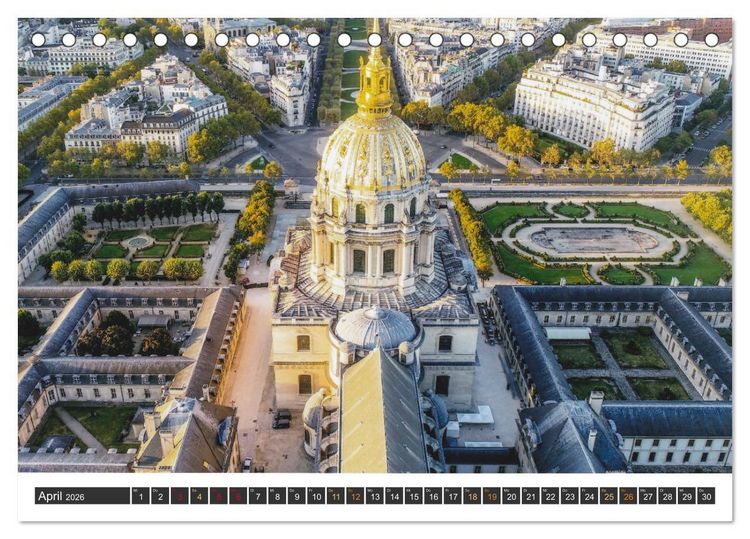 Produktbild: Bonjour Paris (Tischkalender 2026 DIN A5 quer), CALVENDO Monatskalender