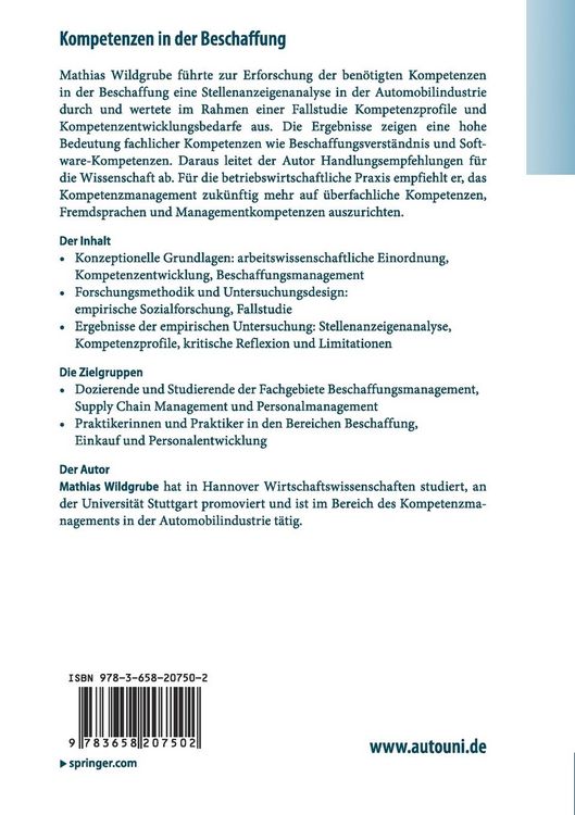 Produktbild: Kompetenzen in der Beschaffung