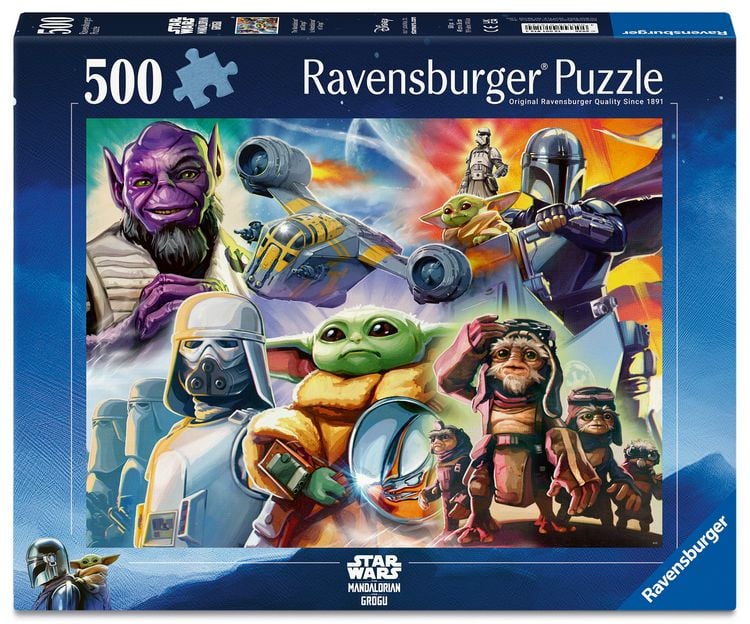 Produktbild: Erwachsenenpuzzle 500 Teile - The Mandalorian and Grogu