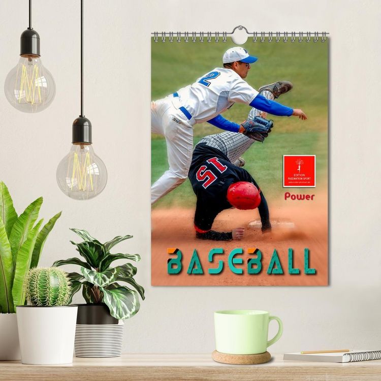 Produktbild: Baseball Power (Wandkalender 2027 DIN A4 hoch), CALVENDO Monatskalender