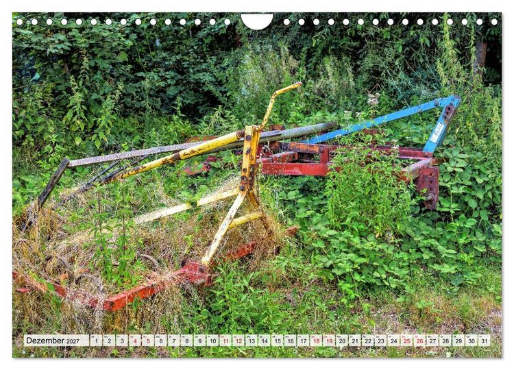 Produktbild: Landmaschinen im Dornr&ouml;schenschlaf (Wandkalender 2027 DIN A4 quer), CALVENDO Monatskalender