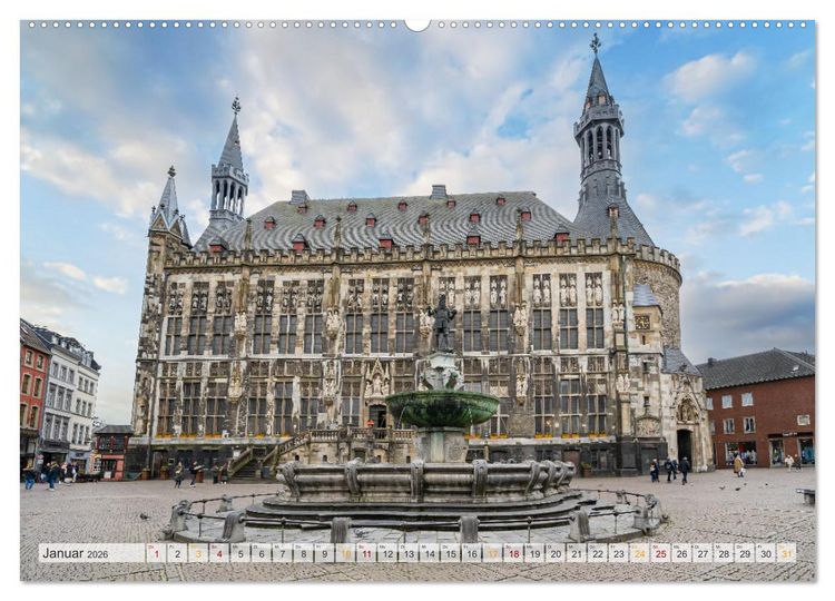 Produktbild: Aachen Impressionen (hochwertiger Premium Wandkalender 2026 DIN A2 quer), Kunstdruck in Hochglanz