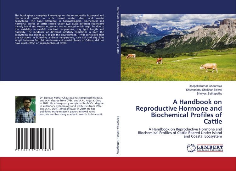 Produktbild: A Handbook on Reproductive Hormone and Biochemical Profiles of Cattle