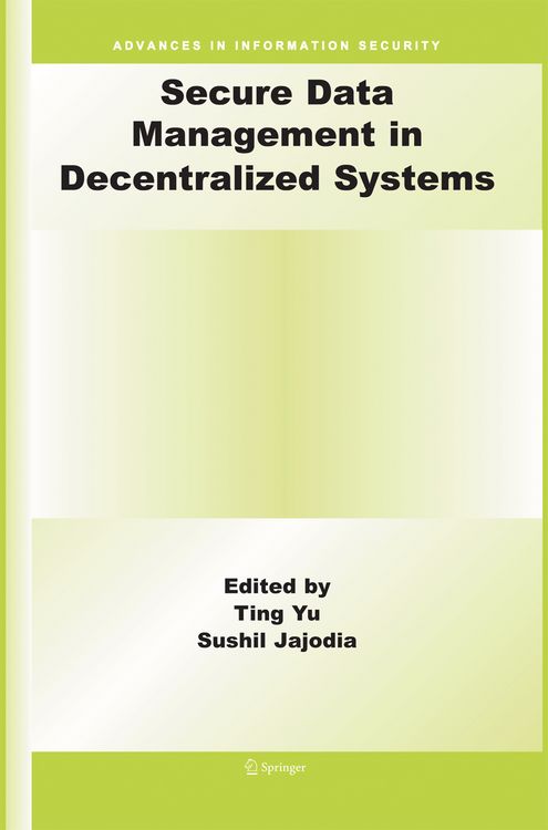 Produktbild: Secure Data Management in Decentralized Systems