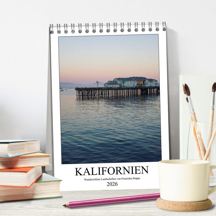 Produktbild: Kalifornien - wundersch&ouml;ne Landschaften (Tischkalender 2026 DIN A5 hoch), CALVENDO Monatskalender