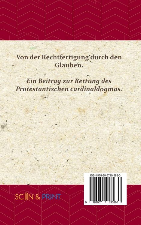 Produktbild: Von der Rechtfertigung durch den Glauben