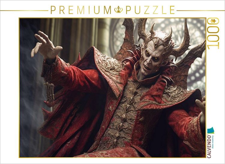 Produktbild: CALVENDO Puzzle Mephistopheles von Johann Wolfgang von Goethe | 1000 Teile Lege-Gr&ouml;&szlig;e 64x48cm Foto-Puzzle f&uuml;r gl&uuml;ckliche Stunden
