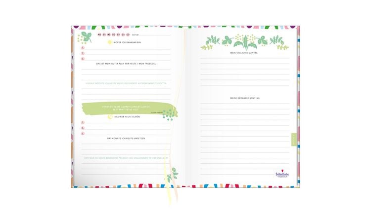 Produktbild: Selbstliebe-Tagebuch. Resilienz, Selbstliebe und Selbstreflexion im 12-Wochen-Pr