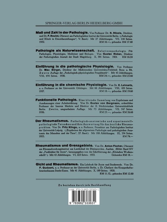 Produktbild: Ergebnisse der Allgemeinen Pathologie und Pathologischen Anatomie des Menschen und der Tiere