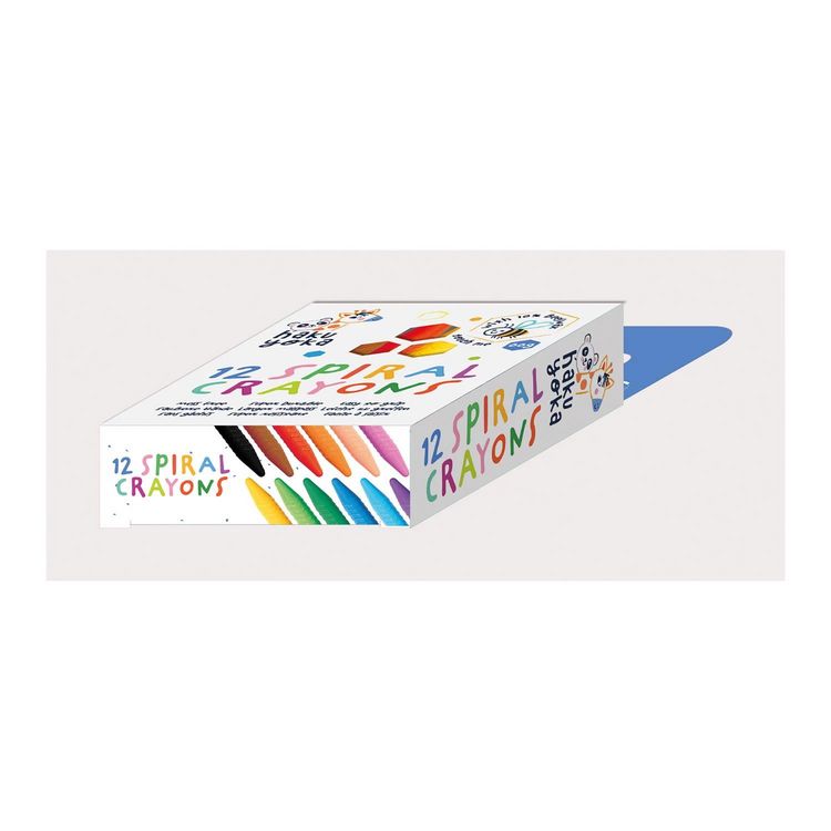 Produktbild: HAKUYOKA - Wachsmal-Buntstifte 12 Farben