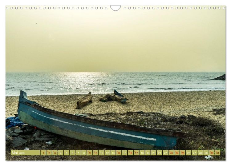 Produktbild: Indien - Der S&uuml;den (Wandkalender 2026 DIN A3 quer), CALVENDO Monatskalender