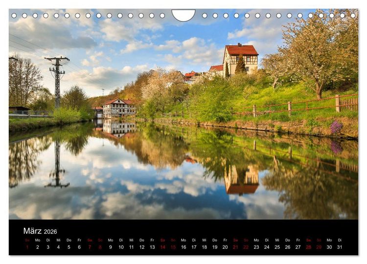 Produktbild: Rudolstadt bei Tag und Nacht (Wandkalender 2026 DIN A4 quer), CALVENDO Monatskalender