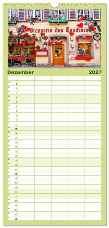 Produktbild: Familienplaner 2027 - Das malerische Colmar im Elsass mit 5 Spalten (Wandkalender, 21 x 45 cm) CALVENDO