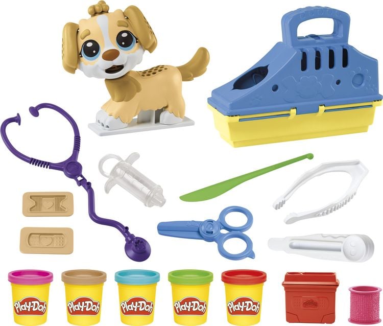 Produktbild: Hasbro F36395L0 - Play-Doh, Tierarzt, Tragebox, Knete-Spielset