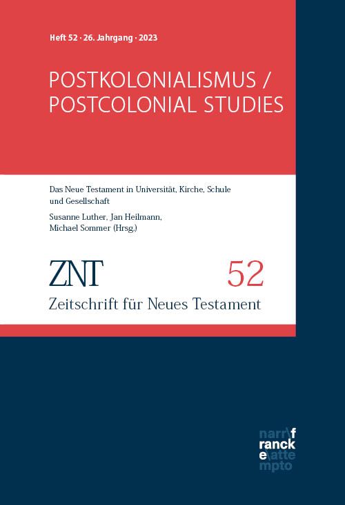 Produktbild: ZNT - Zeitschrift f&uuml;r Neues Testament 26. Jahrgang, Heft 52 (2023)