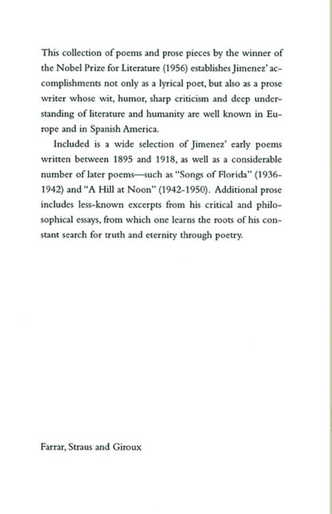 Produktbild: Selected Writings of Juan Ramon Jimenez