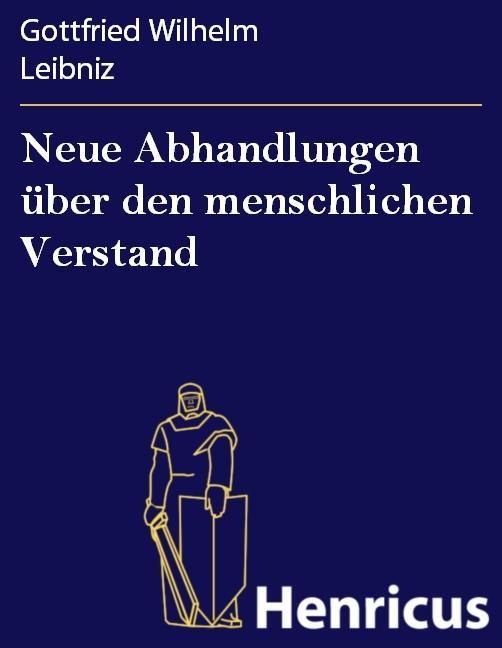 Produktbild: Neue Abhandlungen &uuml;ber den menschlichen Verstand