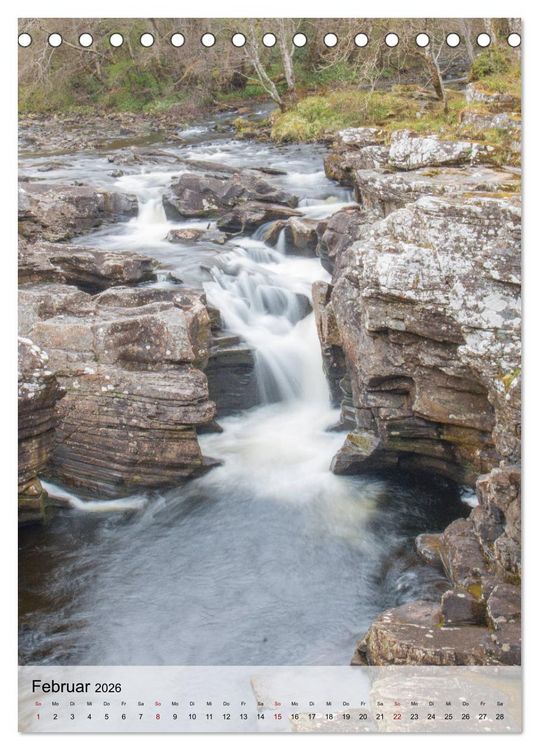 Produktbild: Schottland -Schottische Highlands (Tischkalender 2026 DIN A5 hoch), CALVENDO Monatskalender