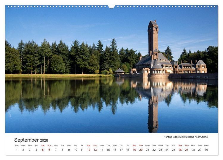 Produktbild: Beautiful castles in the Netherlands (High Quality Premium Wall Calendar 2026 DIN A2 landscape),CALVENDO 12 Month Wall Calendar