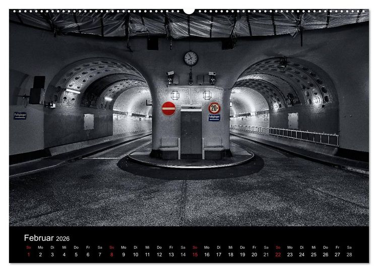 Produktbild: Hamburgs N&auml;chte (Wandkalender 2026 DIN A2 quer), CALVENDO Monatskalender