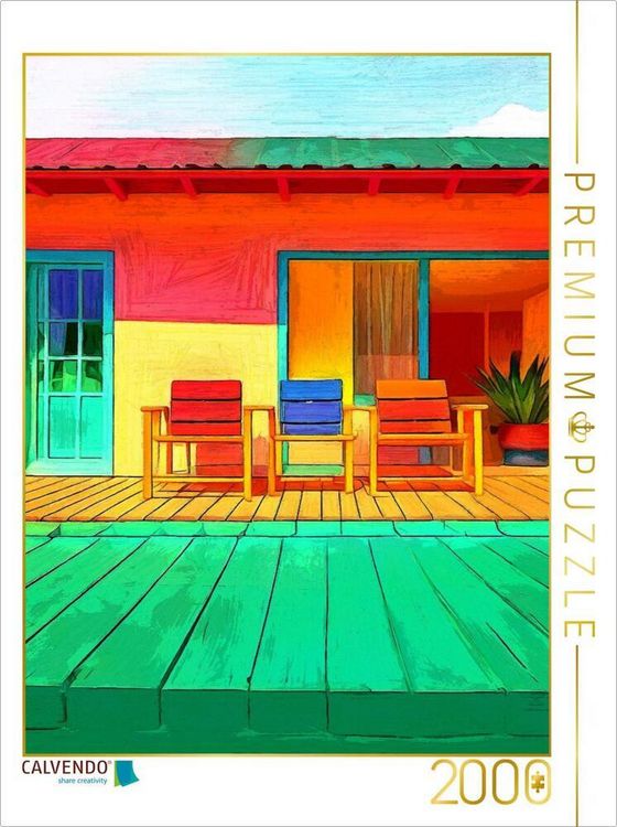 Produktbild: CALVENDO Puzzle Mein Bungalow | 2000 Teile Lege-Gr&ouml;&szlig;e 90x67cm Foto-Puzzle f&uuml;r gl&uuml;ckliche Stunden