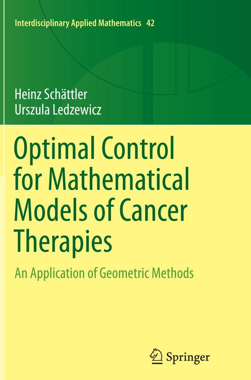 Produktbild: Optimal Control for Mathematical Models of Cancer Therapies