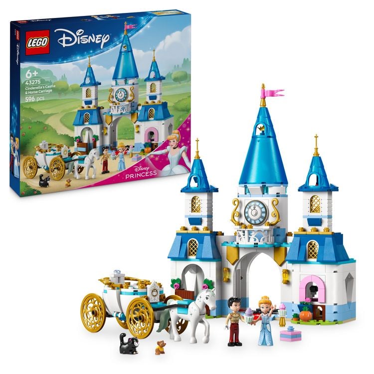 Bild vom Artikel LEGO ǀ Disney Princess Cinderellas Schloss und Pferdekutsche Set 43275 vom Autor 