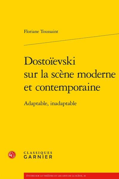 Produktbild: Dosto&iuml;evski sur la sc&egrave;ne moderne et contemporaine