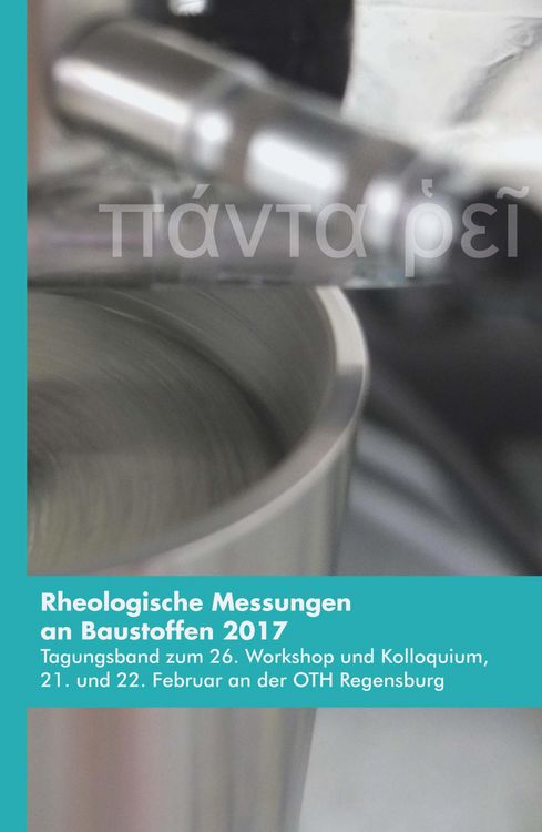 Produktbild: Rheologische Messungen an Baustoffen 2017