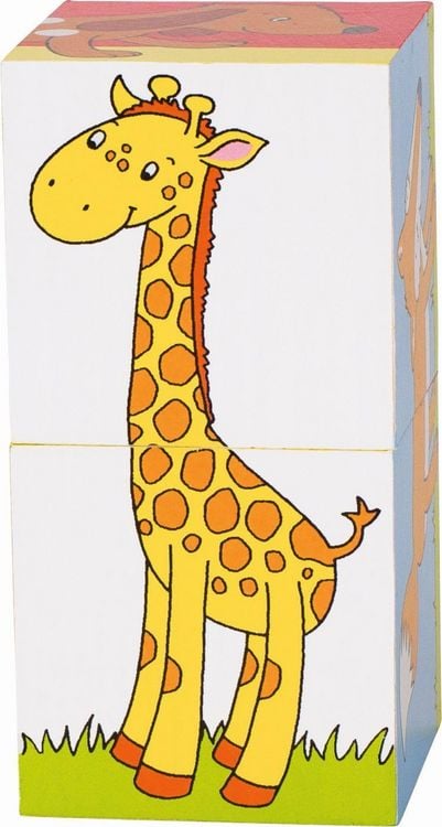 Produktbild: W&uuml;rfelpuzzle Tiere