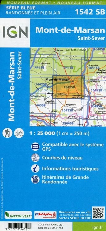 Produktbild: Mont de Marsan 1:25 000