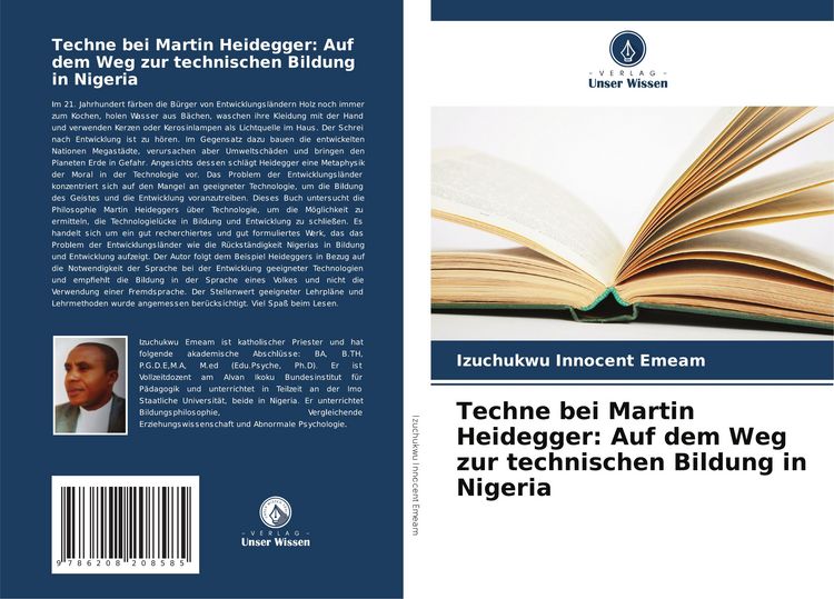Produktbild: Techne bei Martin Heidegger: Auf dem Weg zur technischen Bildung in Nigeria