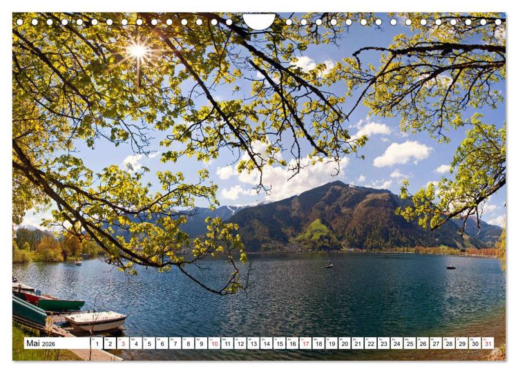 Produktbild: Der Zeller See im sch&ouml;nen Salzburger Land (Wandkalender 2026 DIN A4 quer), CALVENDO Monatskalender