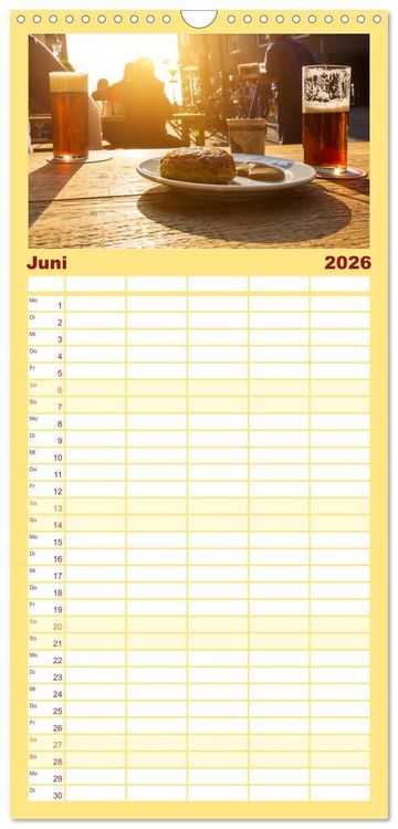 Produktbild: Familienplaner 2026 - D&uuml;sseldorfer - Ansichten mit 5 Spalten (Wandkalender, 21 x 45 cm) CALVENDO