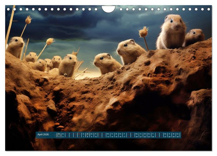 Produktbild: Nach Art der Lemminge (Wandkalender 2026 DIN A4 quer), CALVENDO Monatskalender